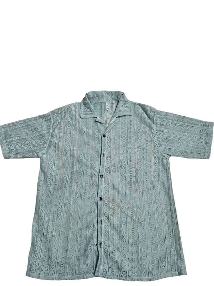 Sea Green Net Shirt