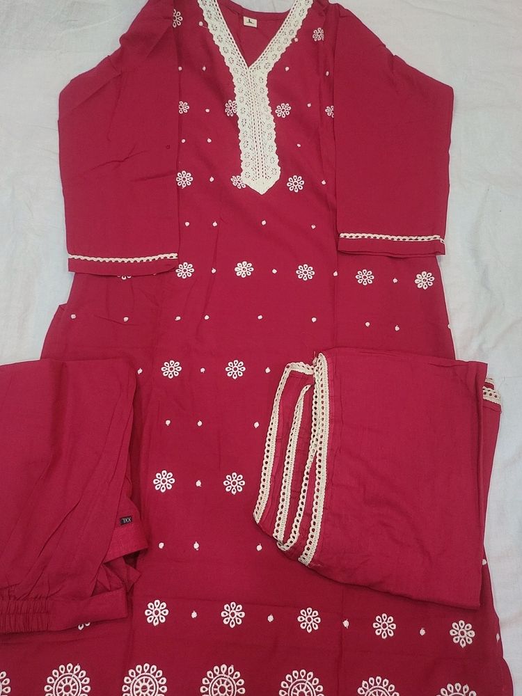 EMBROIDERED Designer Suit With Cut Work