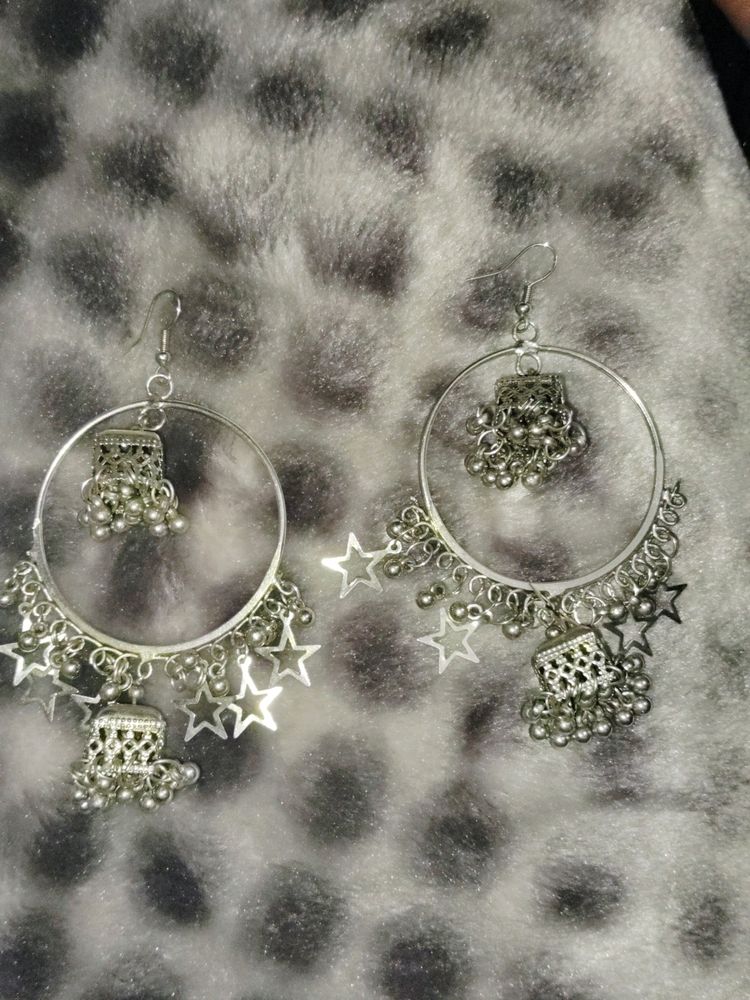 Oxidised Jhumka(Ear-ring)