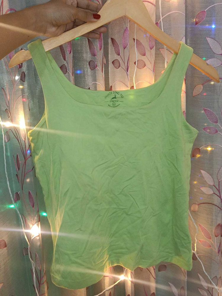 Lime Green Tank Top Women