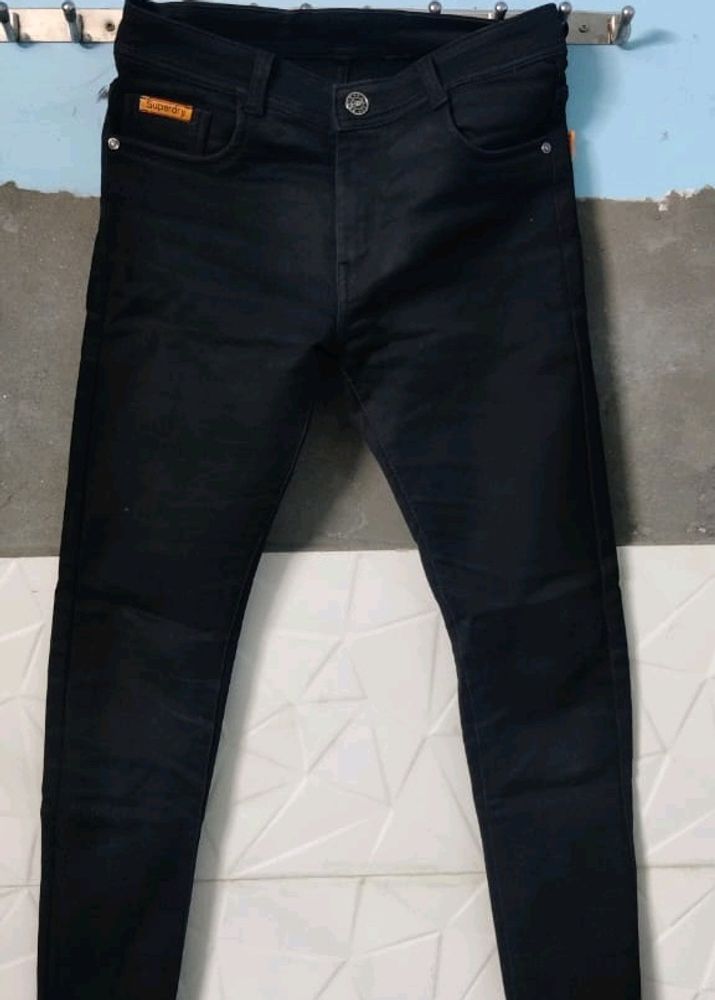 SUPERDRY black JEAN Size Tag 28