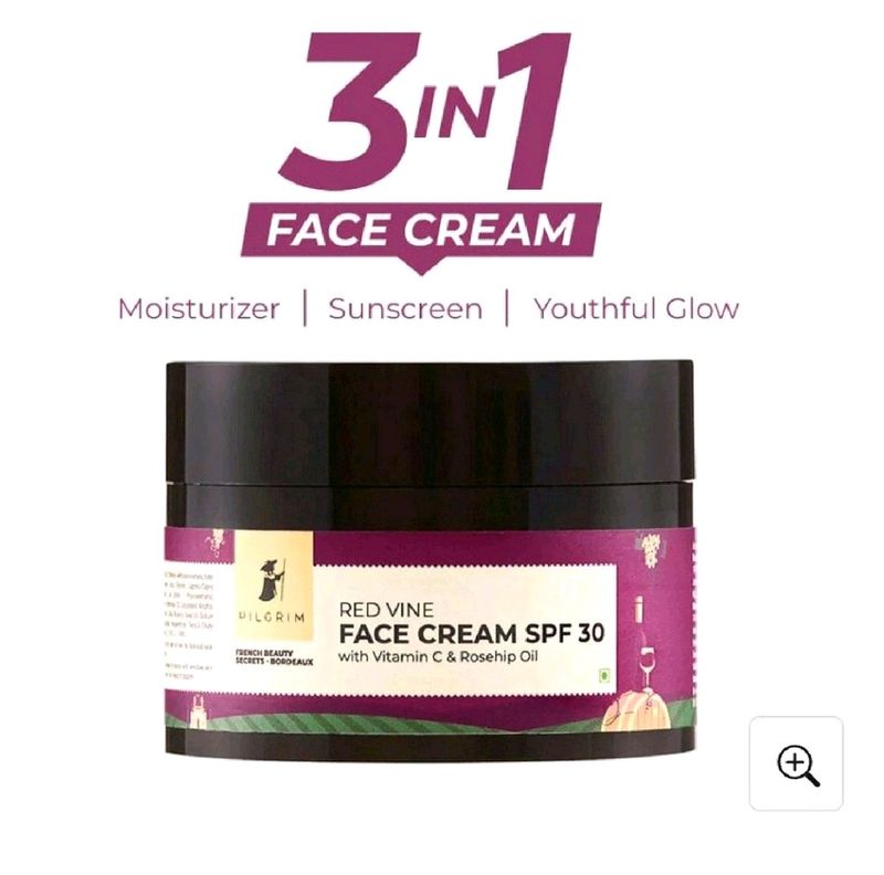 Pilgrim Red Vine Face Cream SPF 30