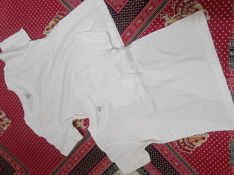 New White Tshirt For Baby