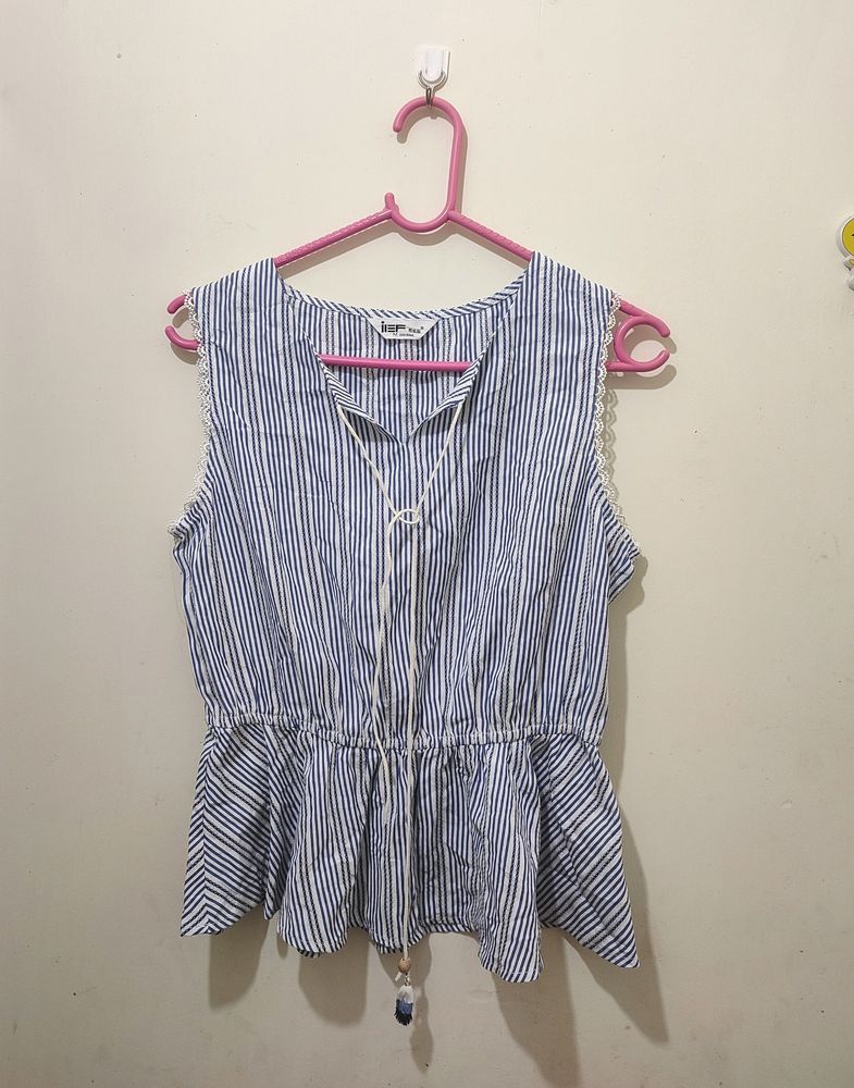 Summer Striped Top Size 34&36