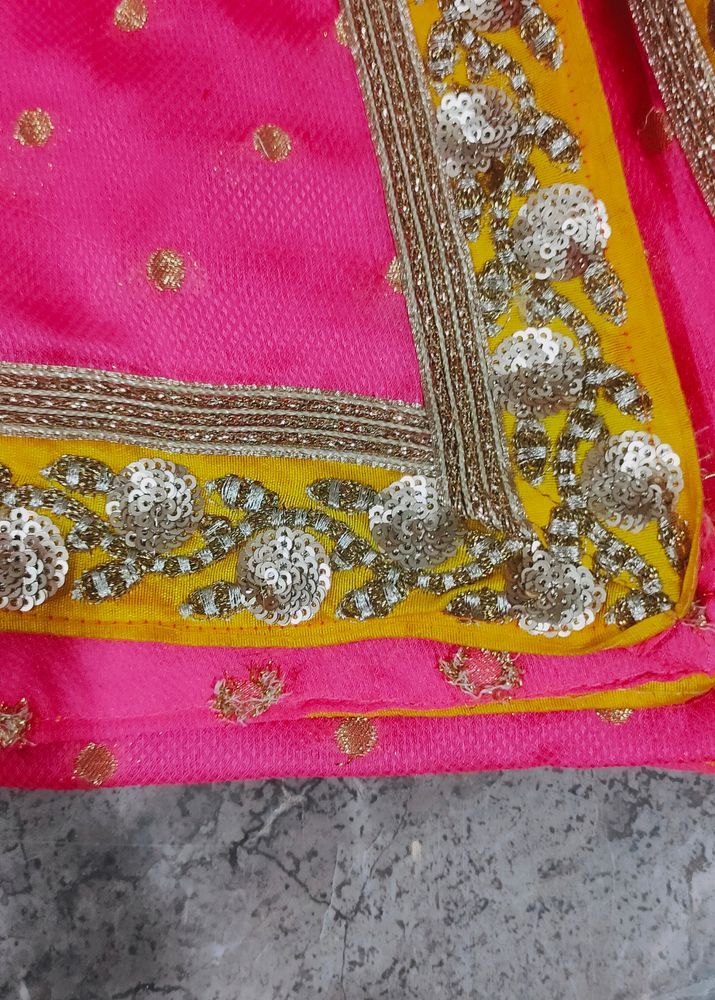 Double Lace Dupatta