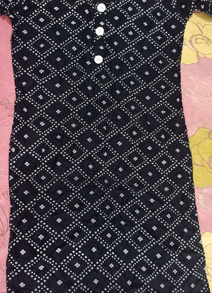 Bandhani Print Kurta