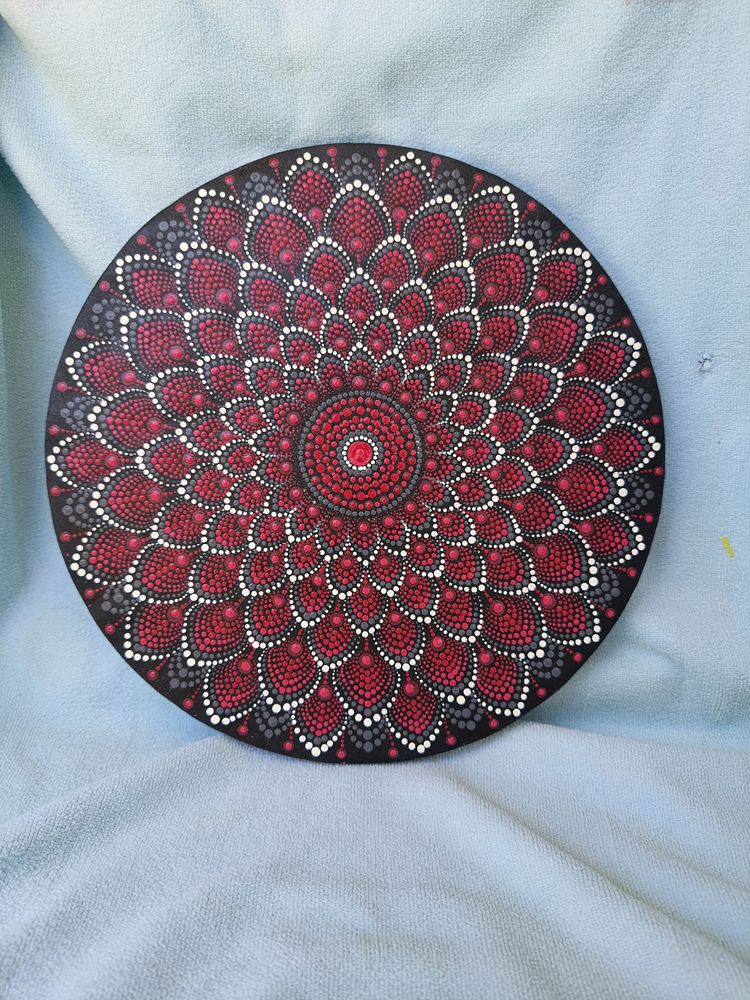 flower pattern dotting mandala art ✨️