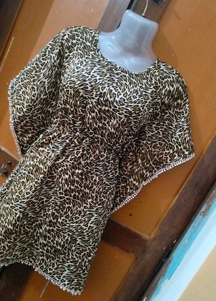 Leopard Print Kaftan Dress✨💕