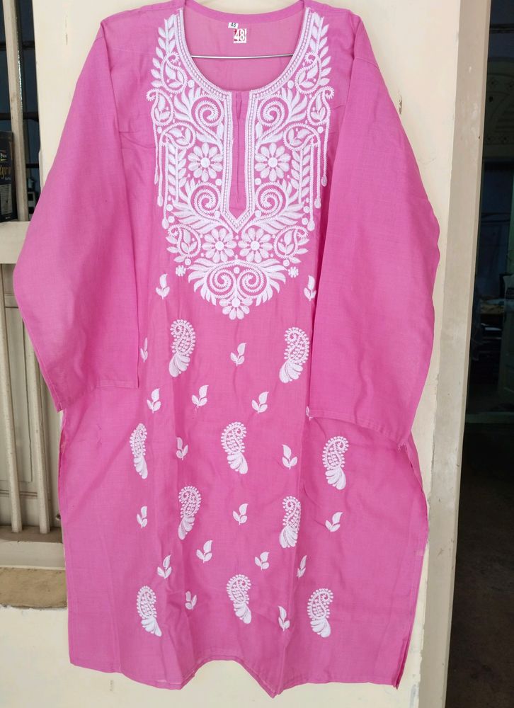 Lucknawi Embroidered chikankari Kurti New