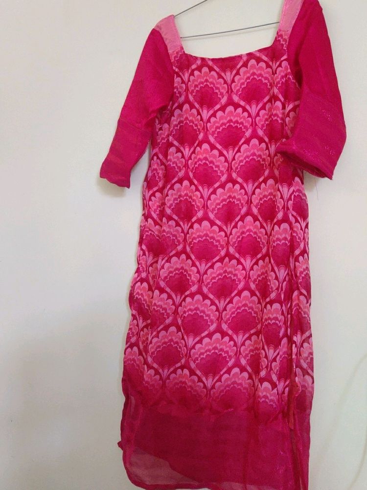 Beautifully Shinny Georgette Kurta N Palazzo