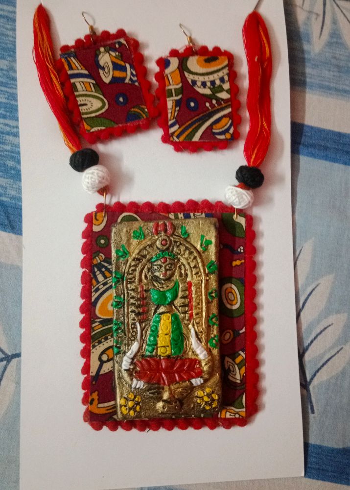 Terracotta Maa Durga Jwellery Set