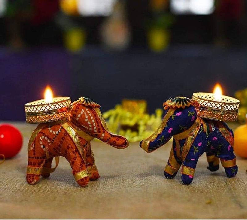 Elephant Tlight Holder