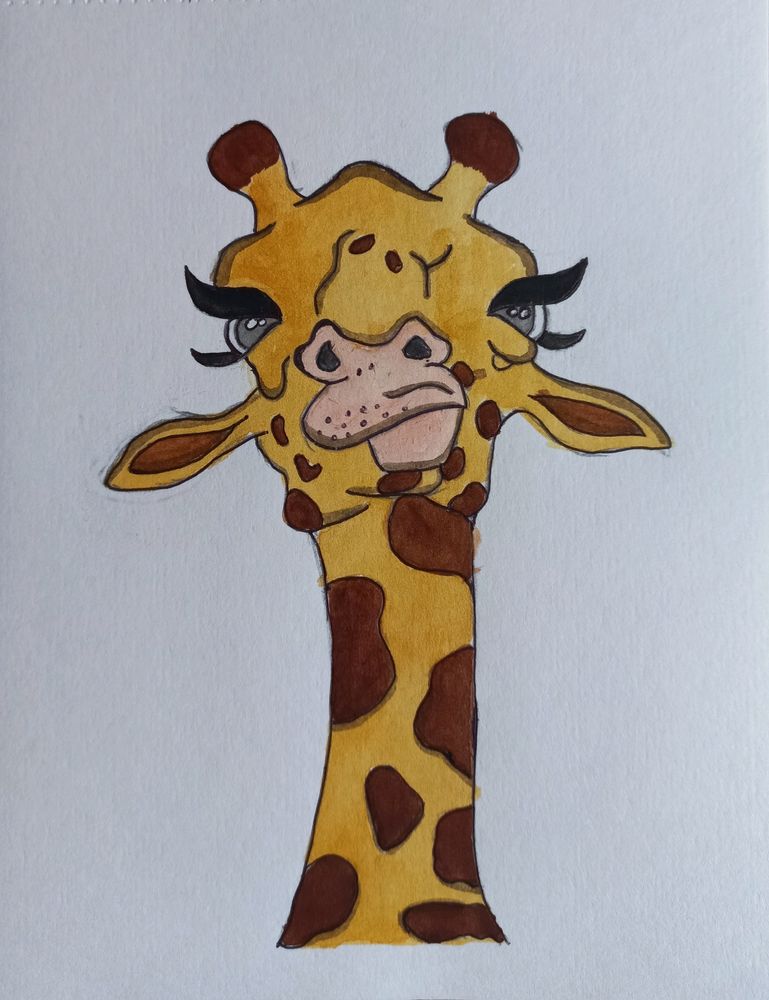 Sassy Giraffe Paint