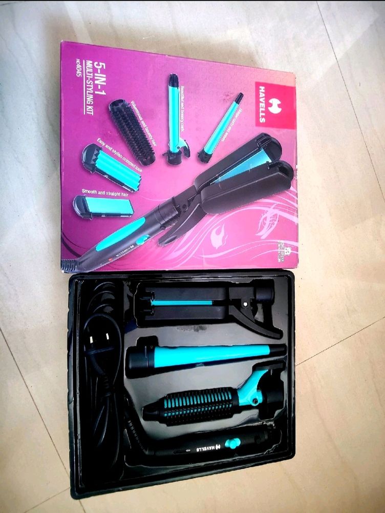 Havells 5 in 1 Hair Styler (Turquoise)