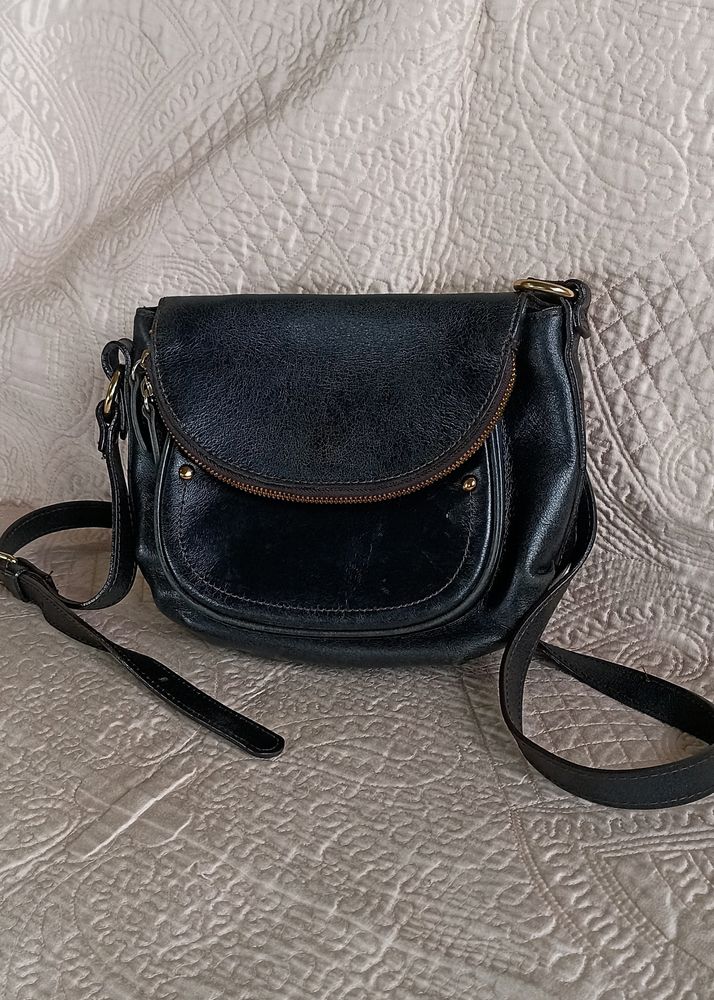 Pure Leather Flap Bag