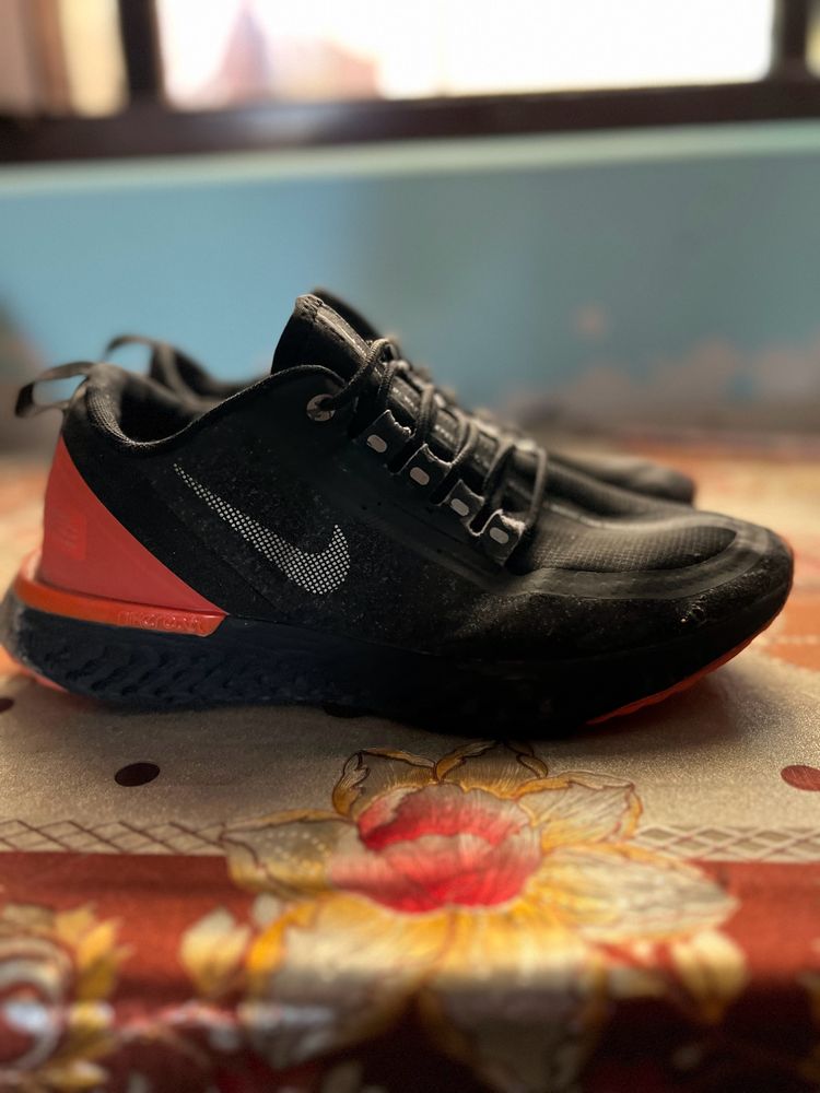 Nike Black And Orange Shoes For Men