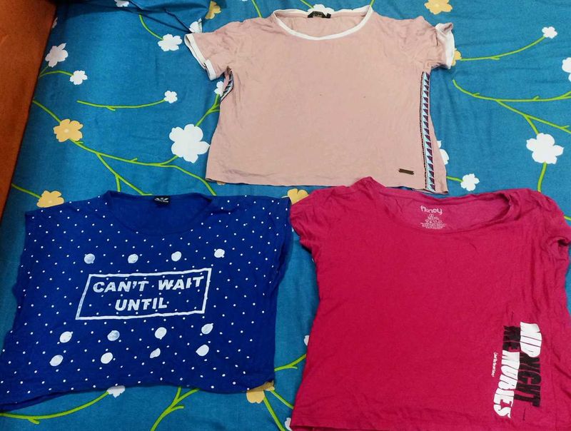 Set Of 3 Crop Tops