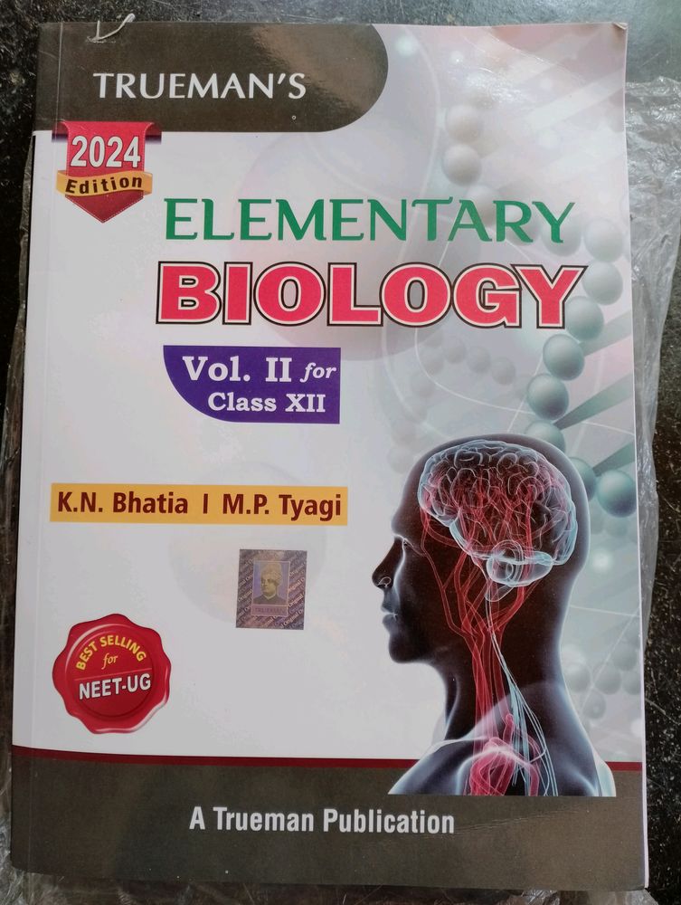 Trueman's Elementary Biology Vol. II for Class12