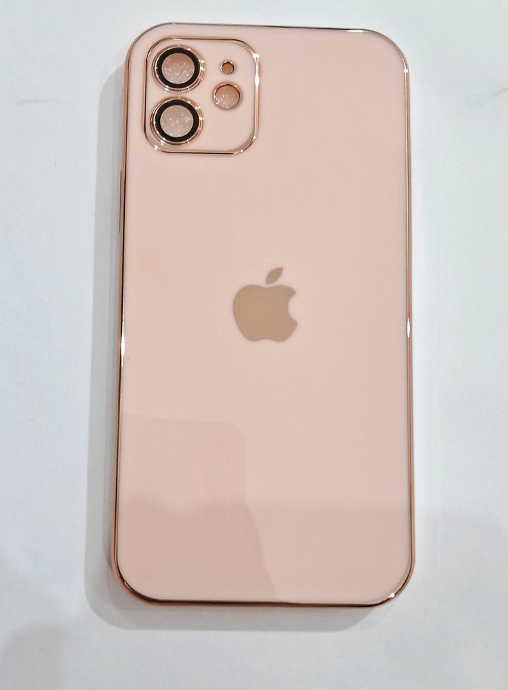 Iphone 11 Peach And Golden Chrome Case Cover