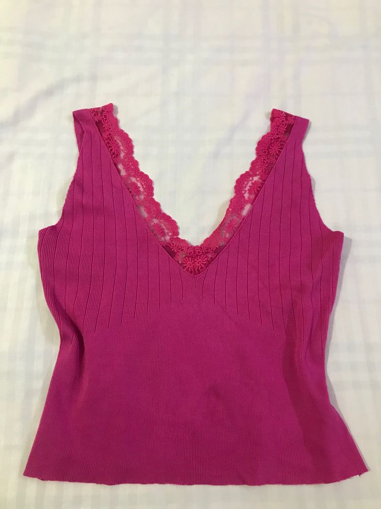 Maijenta Pink Sleeveless Top Bust 36-38