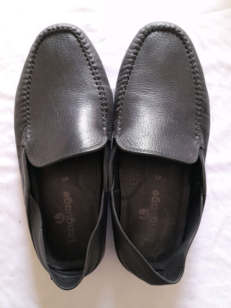 Black Loafers For Men's