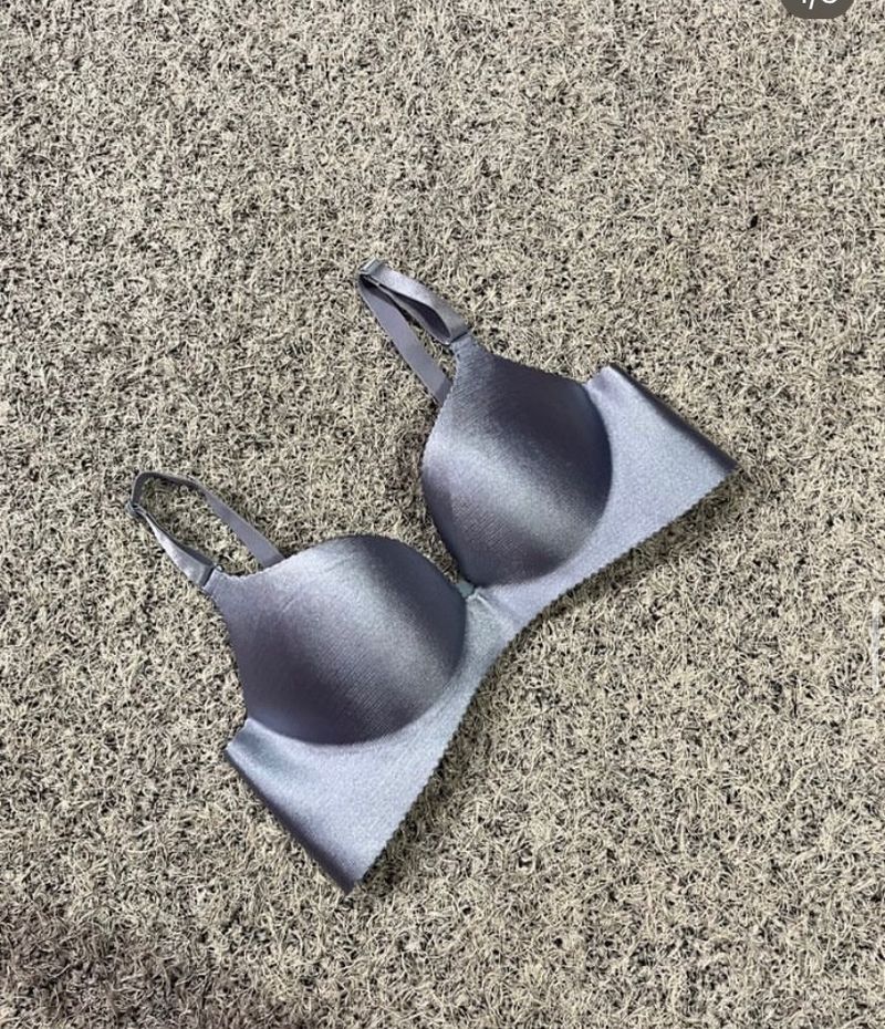 Sale‼️ Silver Shiny Pushup Bra 🩶