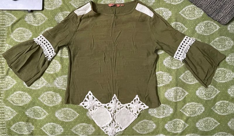 Olive Green Top