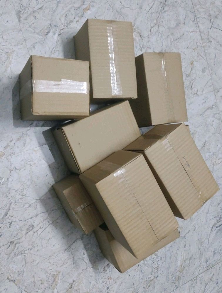 10 Packaging Boxes, Cardboard Box For Packing