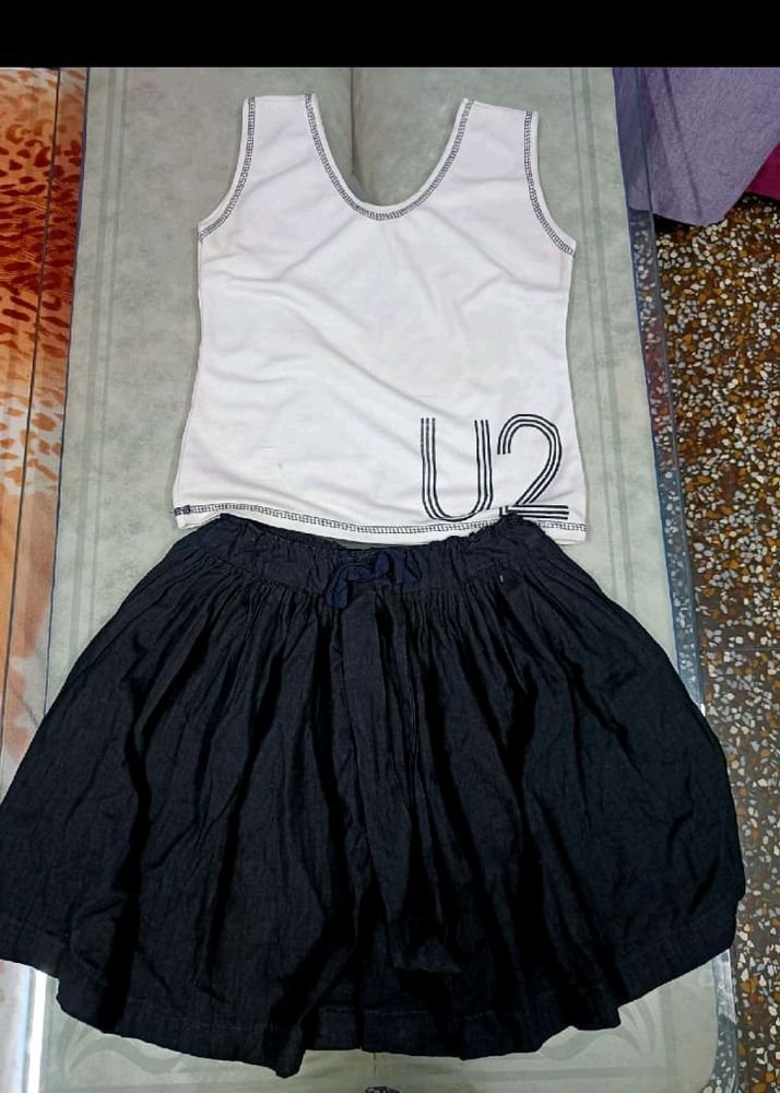 Skirt Top Dress For Teenage Girls