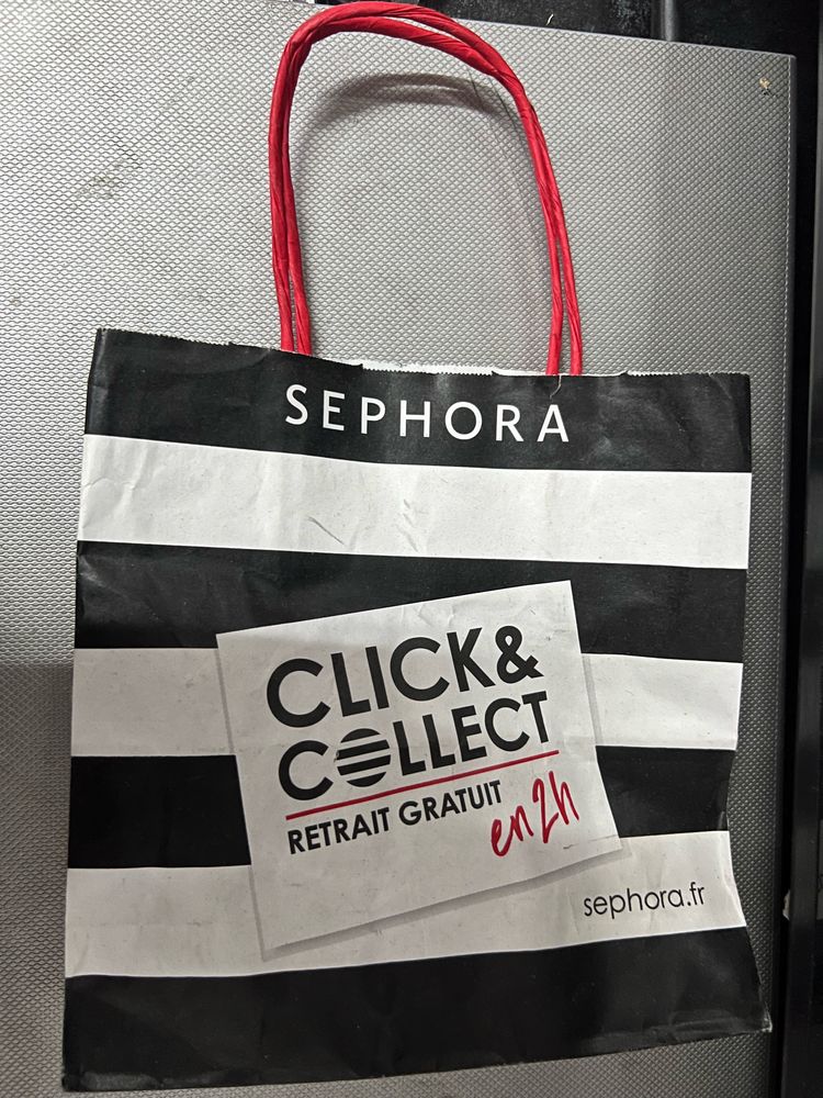 Sephora France Empty Paper Bag