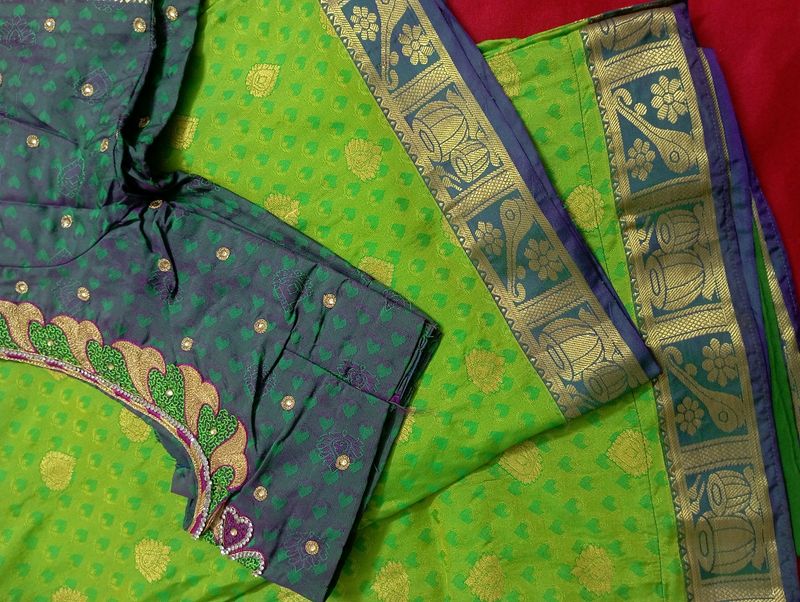 Banarasi Silk Saree With Blouse