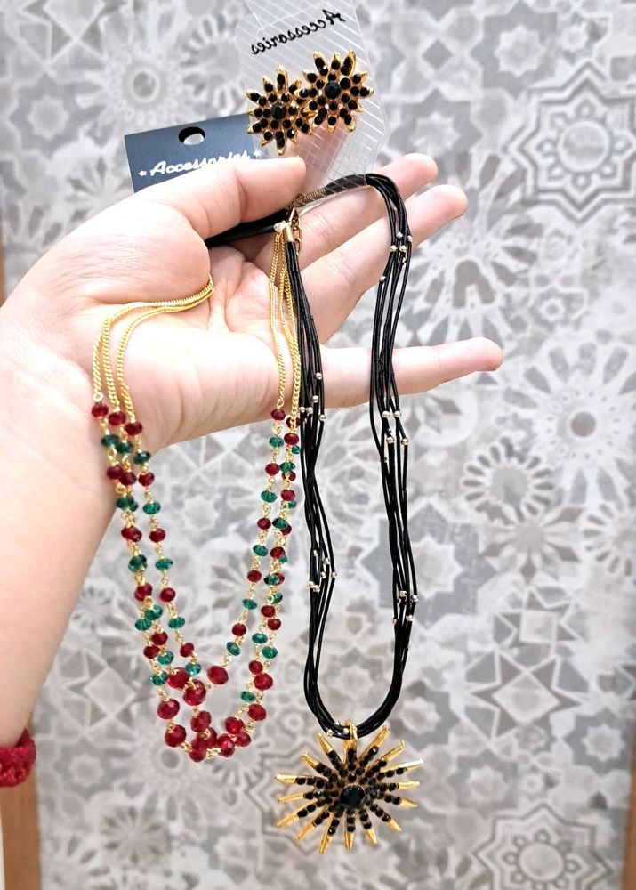 New Pack Of 2 Necklace Set @99/-