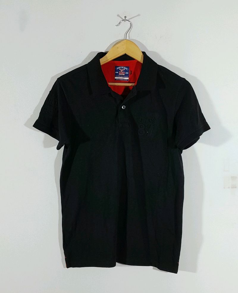 Black Polo T-Shirt (Men's)