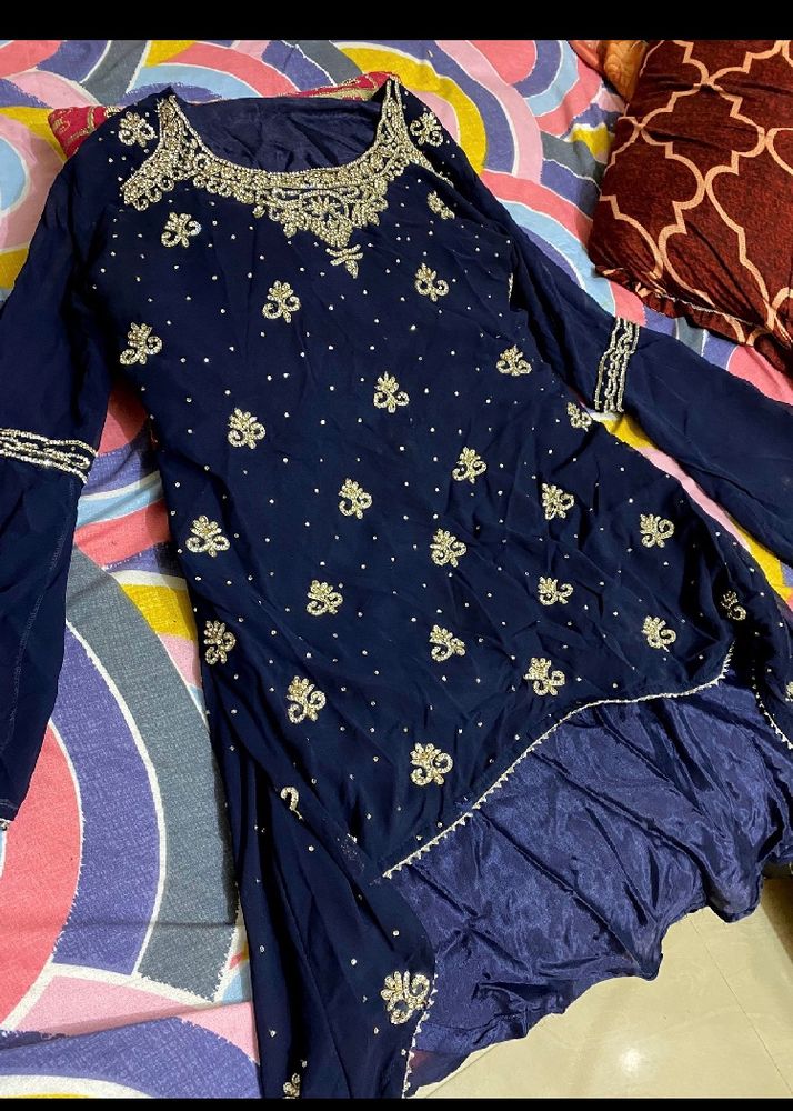 Rhinestones Sharara Kurti