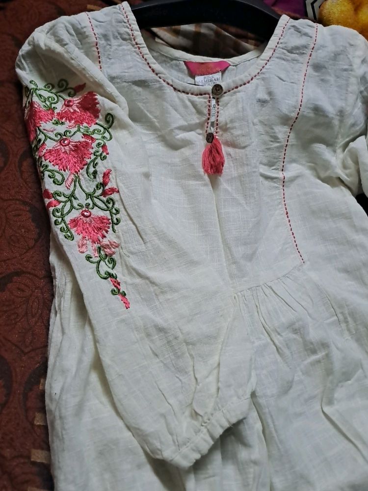 Beautiful Off White Kurta