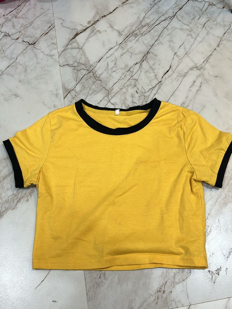 yellow baby Tee