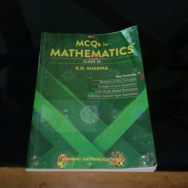 MCQs In Rd Sharna Mathematics Class 9th