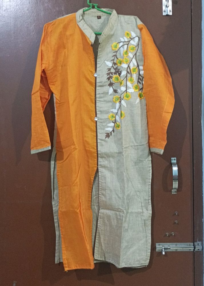 Khadi Silk Kurta Plazo Set