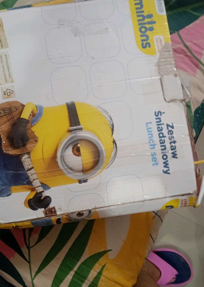 Minion Tiffin And Bottle