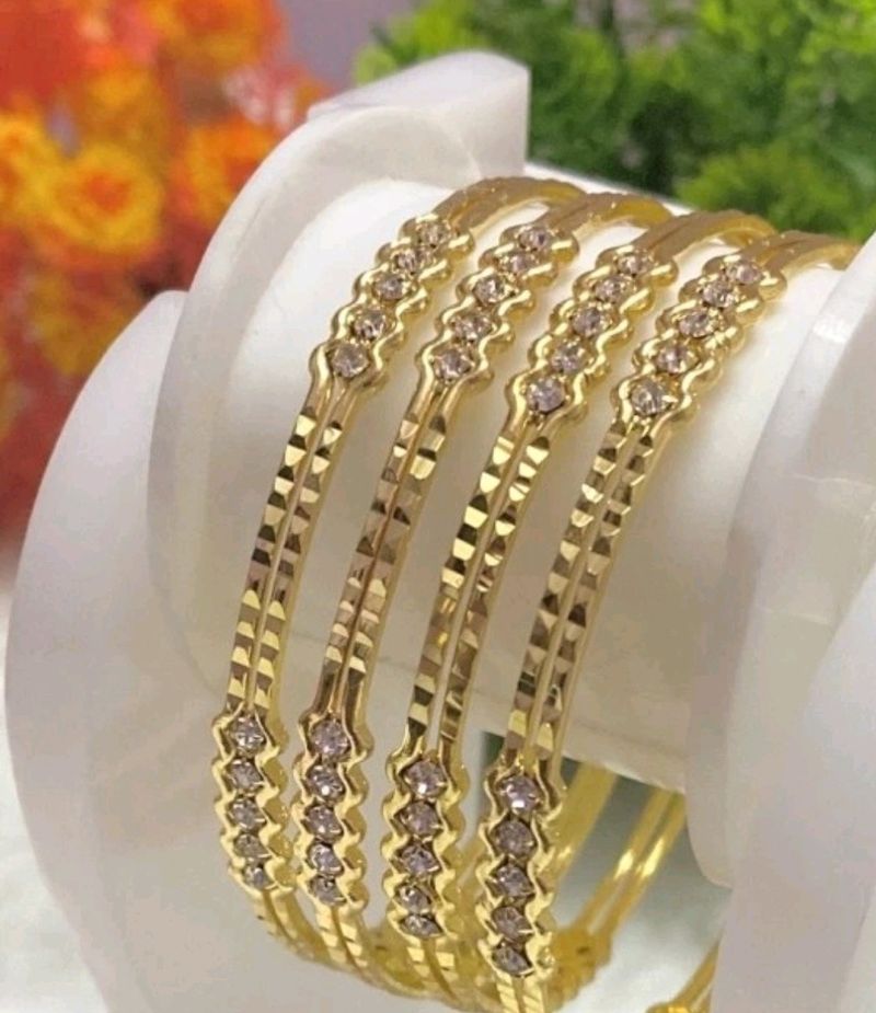 Gold Plated Bangles