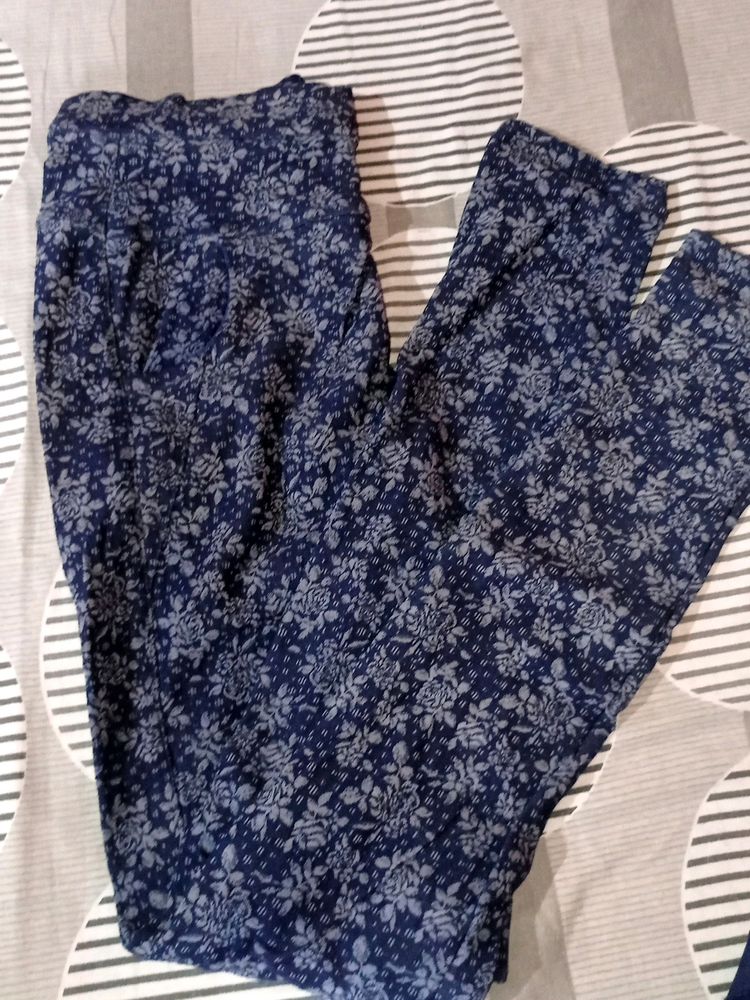 Navy Blue Pant For Ladies