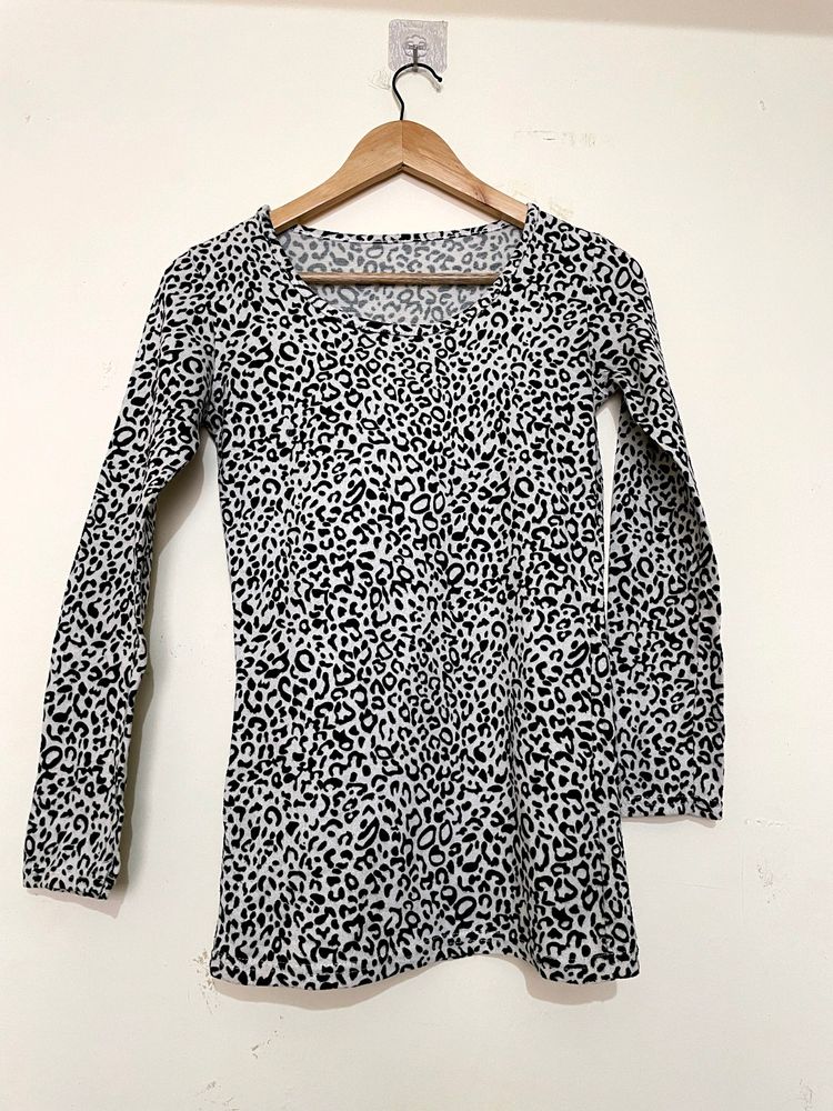 Cheetah Print Top