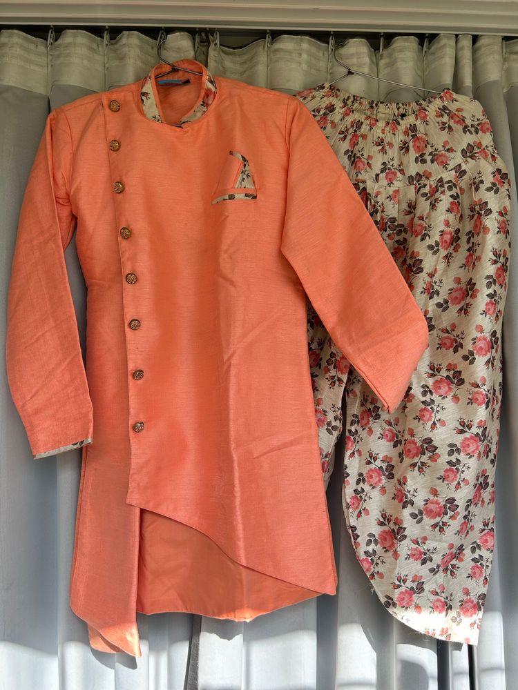 Boys Sherwani Dhoti Set