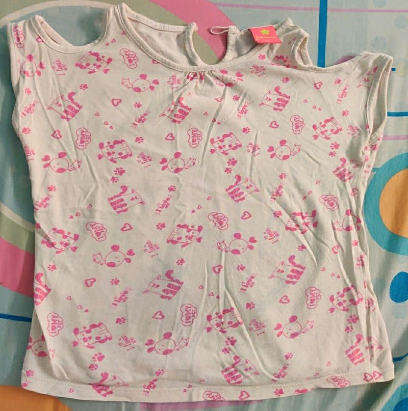 Cute Top For Girls - 3Y