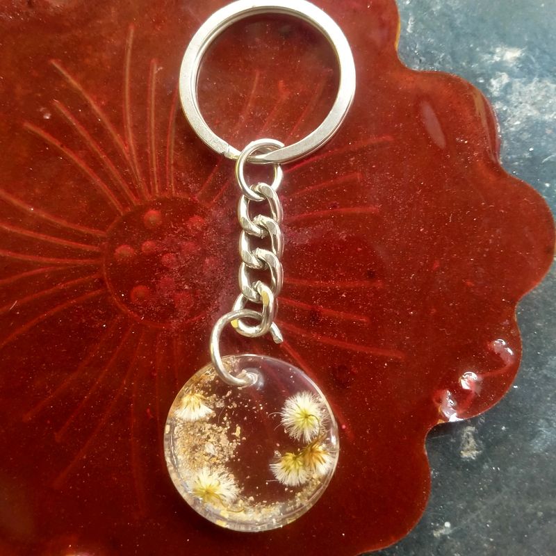 Simple Flower Keychain