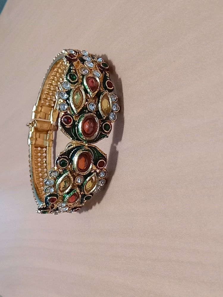 Kundan Work Bangle