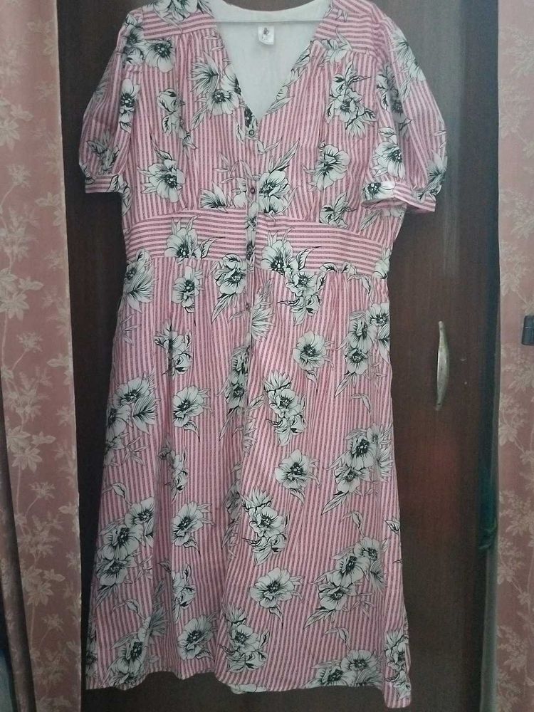 Floral Dress XXL Size