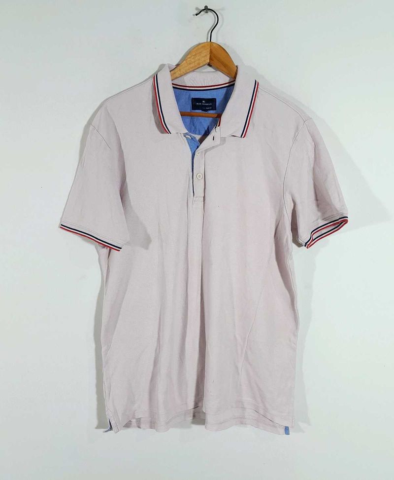 Light Pink Polo T-Shirt For Men's