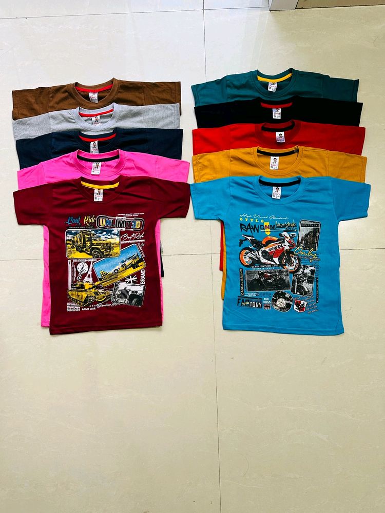 Kids New Dailywear T Shirts Combo 5