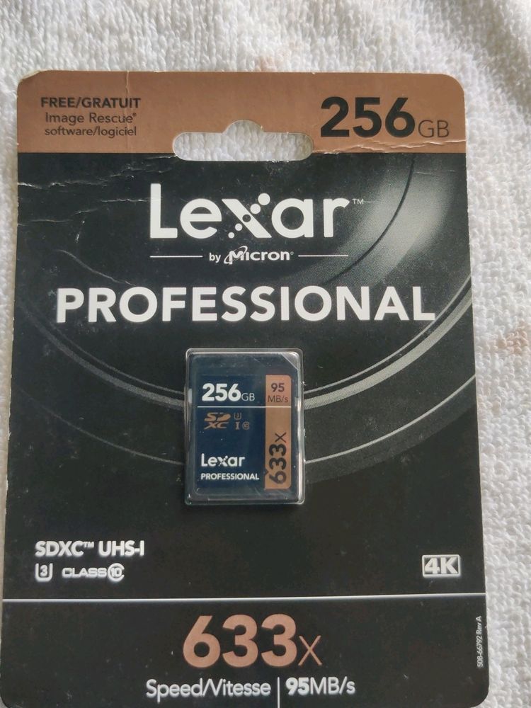 Lexar Professional 633x 256 GB SDXC UHS-I Card